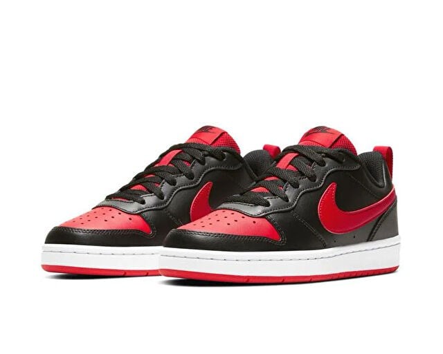 NIKE COURT BOROUGH LOW 2 (GS) Genç Günlük Ayakkabı BQ5448-007 Siyah
