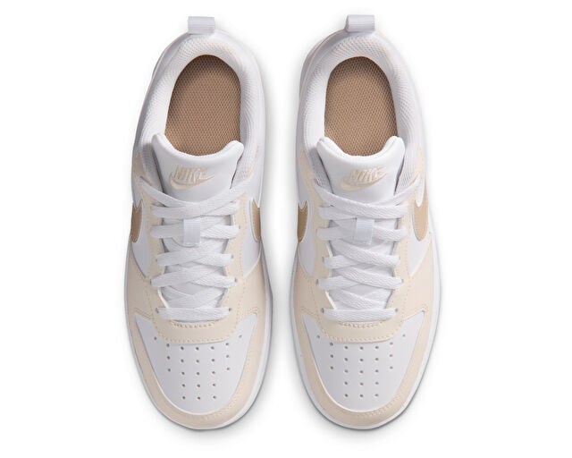 NIKE COURT BOROUGH LOW BBALL (GS) Genç Günlük Ayakkabı IR5462-100 Beyaz