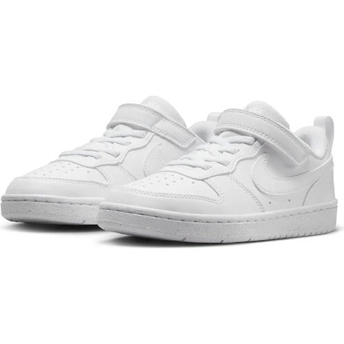 Nike Court Borough Low Recraft Beyaz Çocuk Ayakkabı Dv5457-106 Hafif ve Esnek Spor ve Günlük Kombin