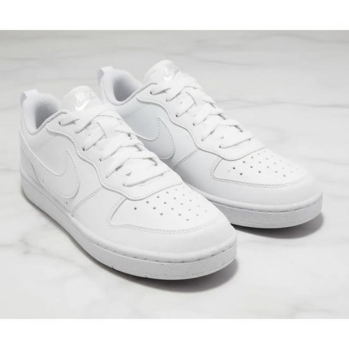 Nike Court Borough Low Recraft (Gs) Beyaz Çocuk Ayakkabı Dv5456-106 Düz Tabanlı Erkek Çocuk