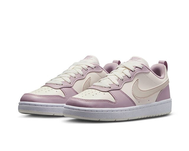 NIKE COURT BOROUGH LOW RECRAFT (GS) Genç Günlük Ayakkabı DV5456-129 Krem
