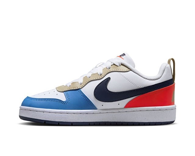 NIKE COURT BOROUGH LOW RECRAFT (GS) Genç Günlük Ayakkabı DV5456-124 Çok Renkli