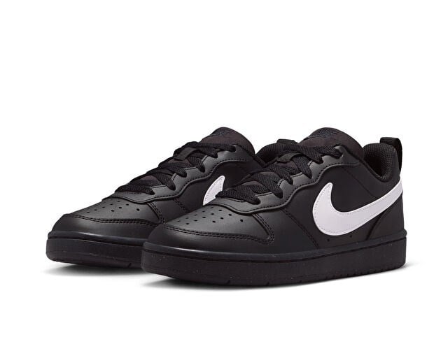 NIKE COURT BOROUGH LOW RECRAFT (GS) Genç Günlük Ayakkabı DV5456-013 Siyah