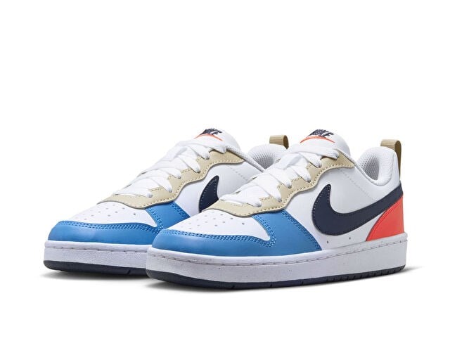 NIKE COURT BOROUGH LOW RECRAFT (GS) Genç Günlük Ayakkabı DV5456-124 Çok Renkli
