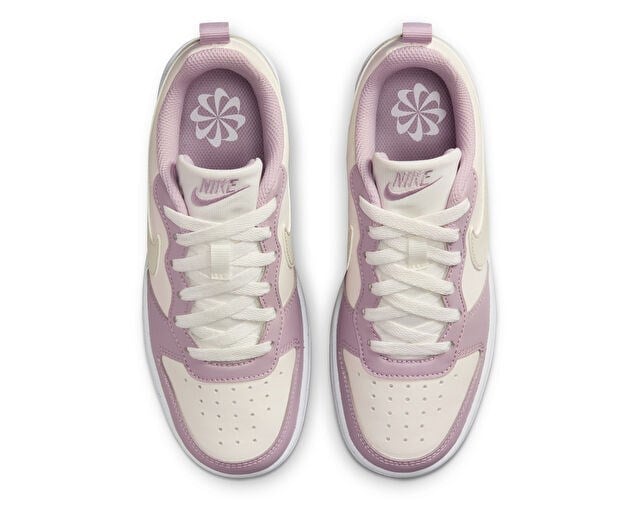 NIKE COURT BOROUGH LOW RECRAFT (GS) Genç Günlük Ayakkabı DV5456-129 Krem