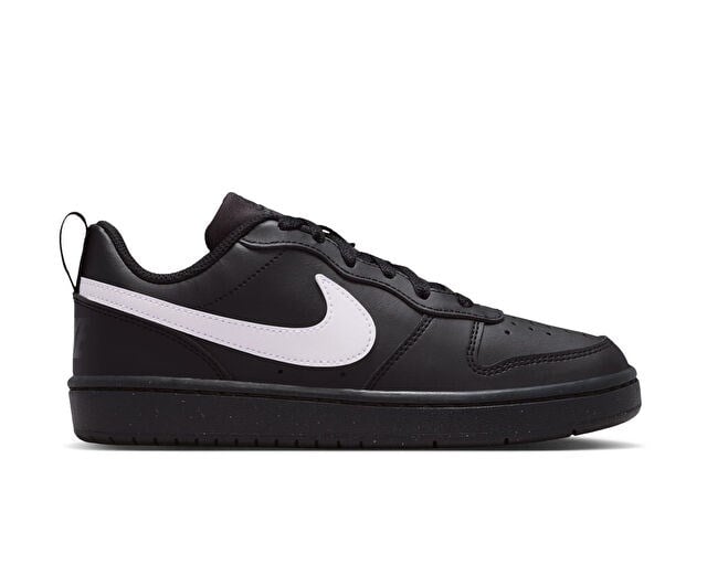 NIKE COURT BOROUGH LOW RECRAFT (GS) Genç Günlük Ayakkabı DV5456-013 Siyah