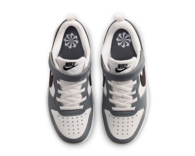NIKE COURT BOROUGH LOW RECRAFT (PS) Çocuk Günlük Ayakkabı DV5457-016 Beyaz