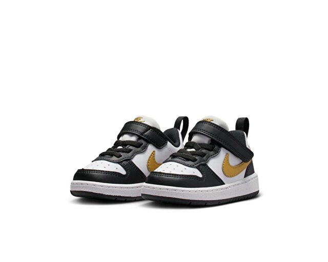 NIKE COURT BOROUGH LOW RECRAFT (TD) Bebek Günlük Ayakkabı DV5458-008 Siyah