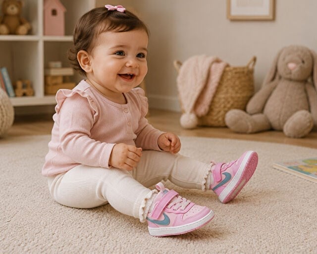 NIKE COURT BOROUGH LOW RECRAFT TD Bebek Günlük Ayakkabı DV5458-604 Pembe