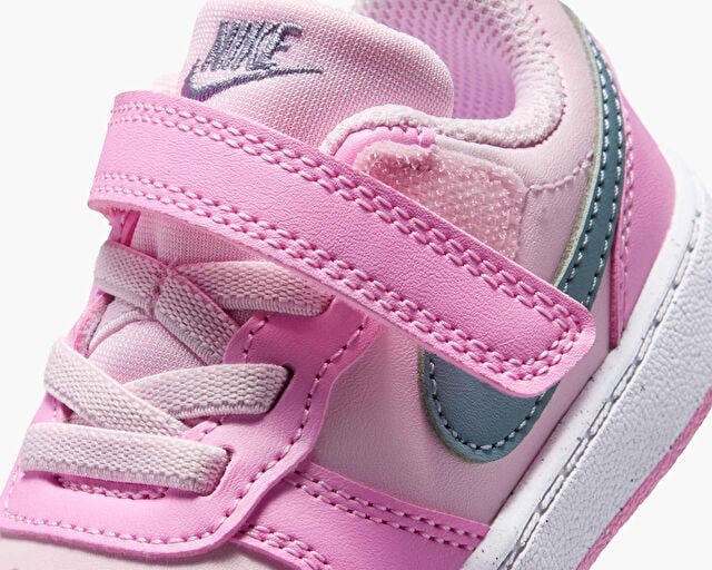 NIKE COURT BOROUGH LOW RECRAFT TD Bebek Günlük Ayakkabı DV5458-604 Pembe