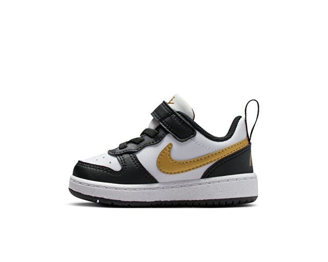 NIKE COURT BOROUGH LOW RECRAFT (TD) Bebek Günlük Ayakkabı DV5458-008 Siyah