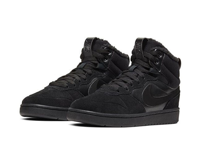NIKE COURT BOROUGH MID 2 BOOT BG (GS) Genç Günlük Ayakkabı CQ4023-001 Siyah