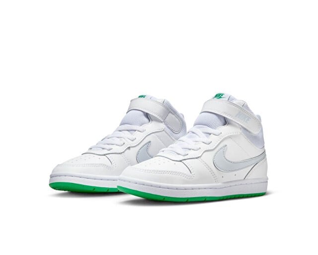 NIKE COURT BOROUGH MID 2 (PSV) Çocuk Günlük Ayakkabı CD7783-115 Beyaz