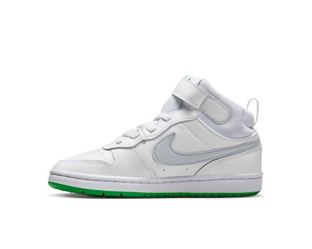 NIKE COURT BOROUGH MID 2 (PSV) Çocuk Günlük Ayakkabı CD7783-115 Beyaz