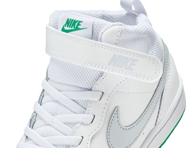 NIKE COURT BOROUGH MID 2 (PSV) Çocuk Günlük Ayakkabı CD7783-115 Beyaz