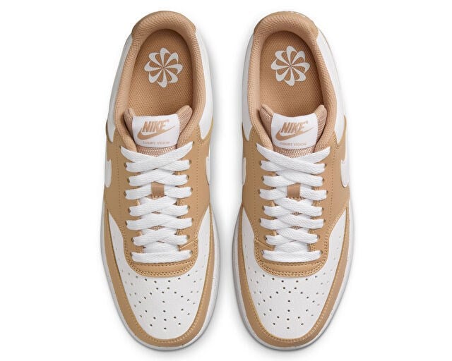 NIKE COURT VISION LOW NEXT NATURE Unisex Günlük Ayakkabı DH3158-201 Kahverengi