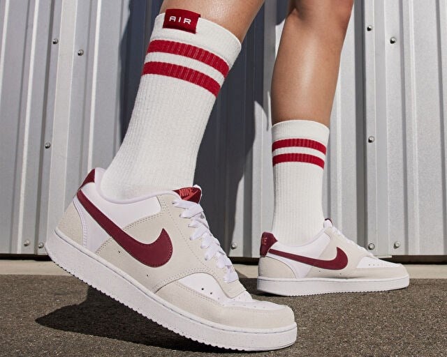 NIKE COURT VISION LOW Unisex Günlük Ayakkabı FQ7628-100 Beyaz