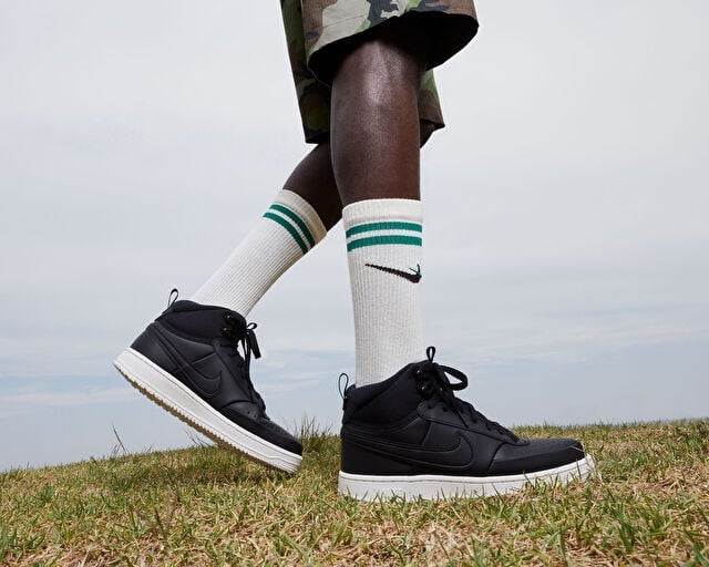 NIKE COURT VISION MID WINTER Unisex Günlük Ayakkabı DR7882-002 Siyah