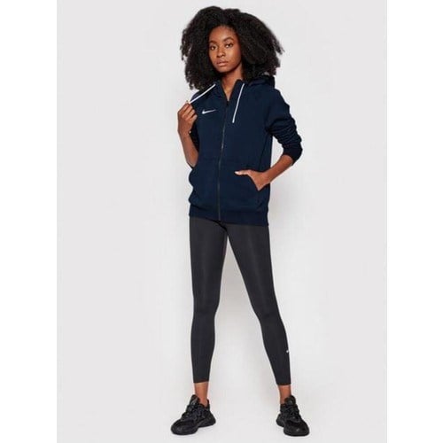 Nike CW6955-451 20 Fz  Kadın Kapüşonlu Sweatshirt Günlük Kullanım için Rahat Kesim Lacivert Hoodie