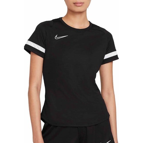 Nike Df ACD21 Top Ss Kadın Tişört CV2627-014-SIYAH