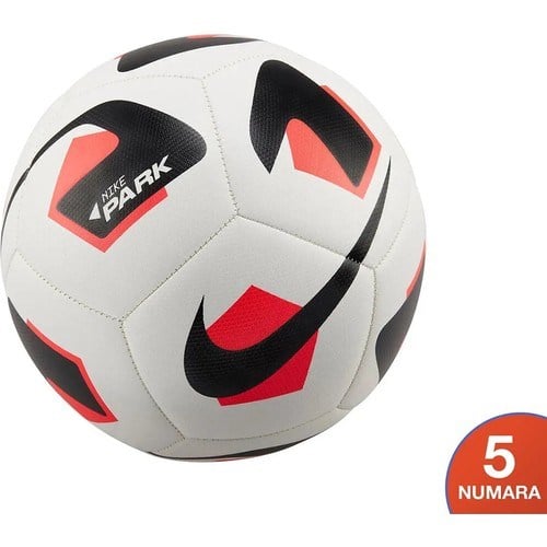 Nike DN3607-100 Park Team 5 No Futbol Topu Renkli Dayanıklı Malzeme ile