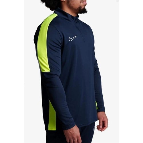 Nike DR1352 M Nk Df ACD23 Drıl Top Erkek Lacivert-Neon Yeşil S Beden Rahat Tasarım