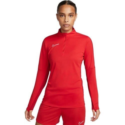 Nike DR1354 Kadın Eşofman Üstü Kırmızı Nefes Alabilir Kumaş ile Günlük Kullanım İçin Tasarlandı