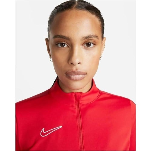 Nike DR1354 Kadın Eşofman Üstü Kırmızı Nefes Alabilir Kumaş ile Günlük Kullanım İçin Tasarlandı