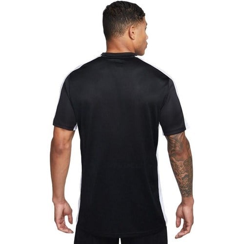 Nike Dri-Fit Academy Erkek T-Shirt Siyah Desenli Nefes Alabilir Kumaş ile Şık Tasarım