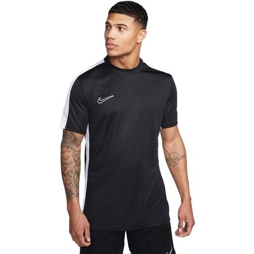 Nike Dri-Fit Academy Erkek T-Shirt Siyah Desenli Nefes Alabilir Kumaş ile Şık Tasarım