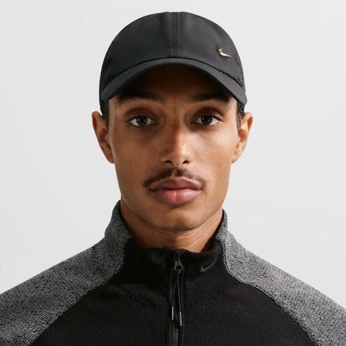 Nike Dri-Fıt Club Cap Metal Swoosh Siyah Şapka FB5372-011