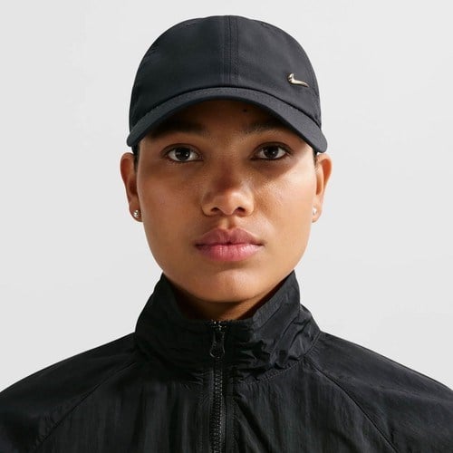 Nike Dri-Fıt Club Cap Metal Swoosh Siyah Şapka FB5372-011