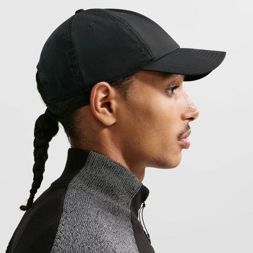 Nike Dri-Fıt Club Cap Metal Swoosh Siyah Şapka FB5372-011
