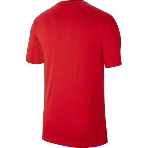 Nike Dri-Fit Park CW6936-657 Erkek T-Shirt Kırmızı Nefes Alabilir Kumaş ile Rahat Spor