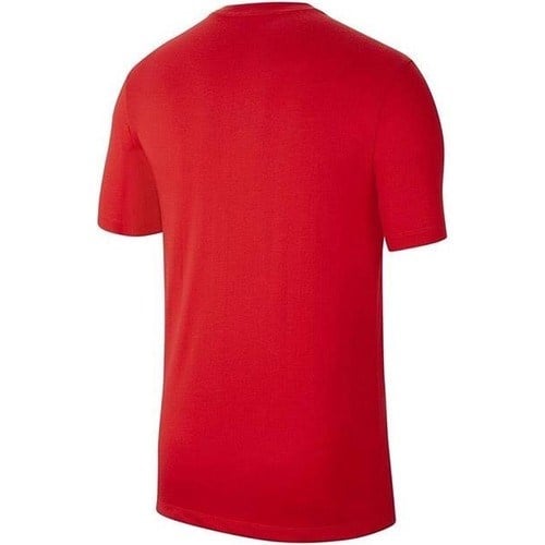 Nike Dri-Fit Park CW6936-657 Erkek T-Shirt Kırmızı Nefes Alabilir Kumaş ile Rahat Spor