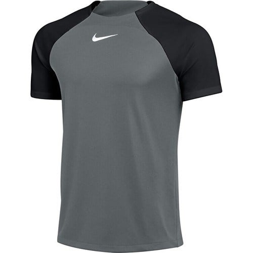 Nike Erkek Futbol Antrenman Tişörtü Academy Pro Üst S/s Gri