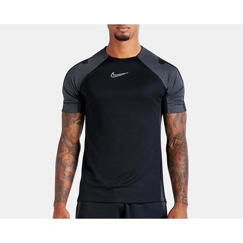 Nike Erkek Futbol Antrenman Tişörtü Strike 22 Üst S/s Siyah