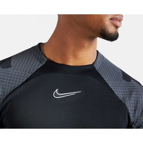 Nike Erkek Futbol Antrenman Tişörtü Strike 22 Üst S/s Siyah