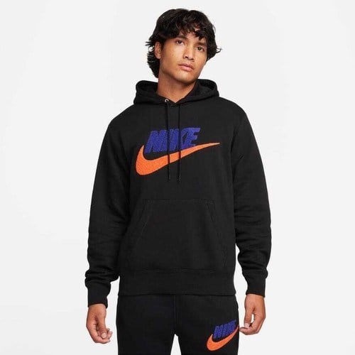 Nike FN3104 010 Nike Club Po Futura Erkek Spor Sweatshirt