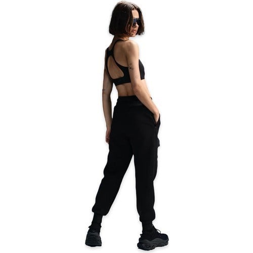 Nike HV6779 Sportswear Tech Fleece Mid-Rise Sweatpants Siyah Kadın Eşofman Altı