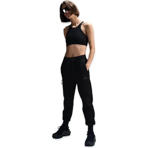 Nike HV6779 Sportswear Tech Fleece Mid-Rise Sweatpants Siyah Kadın Eşofman Altı