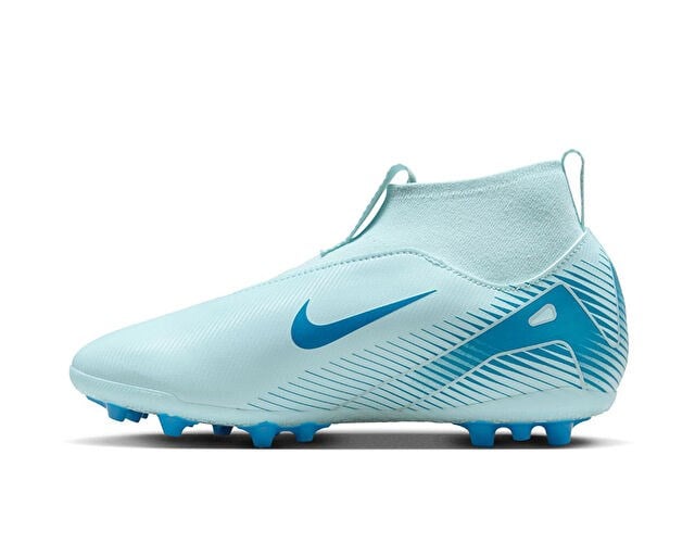 NIKE JR. MERCURIAL SUPERFLY 10 ACADEMY Genç Çim Zemin Kramponu FQ8308-400 Mavi