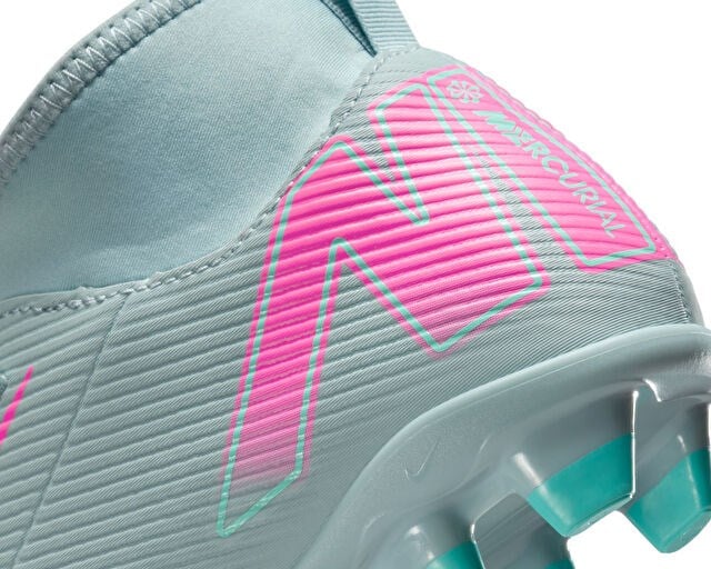 NIKE Jr. Mercurial Superfly 10 Club Fg/Mg Genç Çim Zemin Kramponu FQ8318-301 Mavi