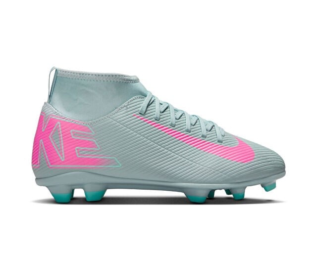 NIKE Jr. Mercurial Superfly 10 Club Fg/Mg Genç Çim Zemin Kramponu FQ8318-301 Mavi