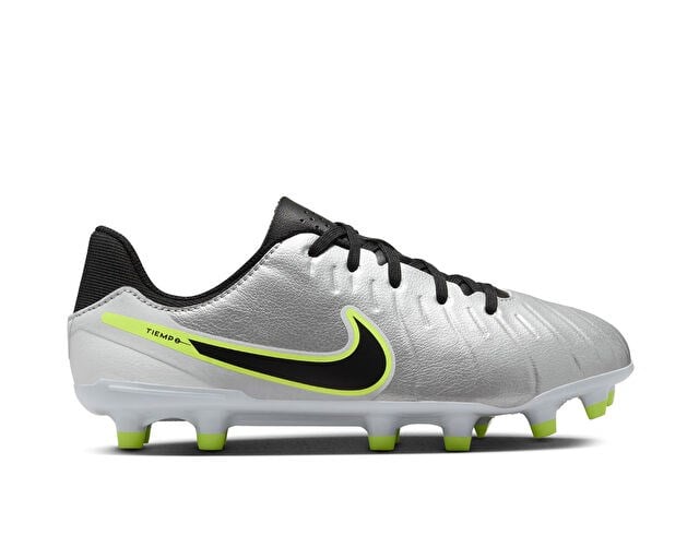 NIKE JR. TIEMPO LEGEND 10 ACADEMY Genç Çim Zemin Kramponu DV4348-001 Gri