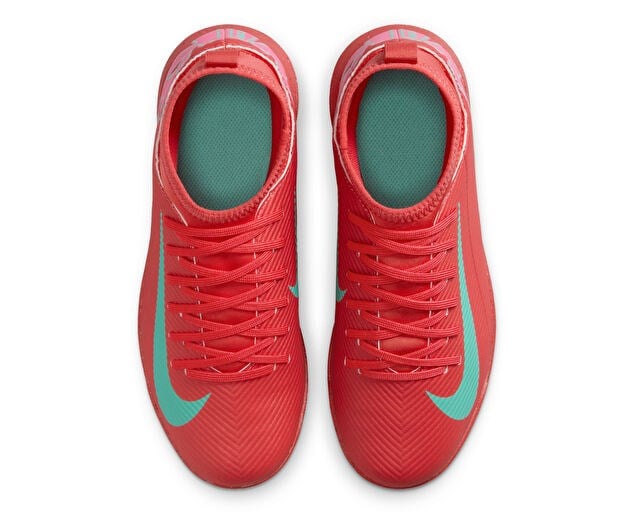 NIKE JR. MERCURIAL SUPERFLY 10 CLUB Genç Halı Saha Ayakkabısı FQ8313-800 Kırmızı