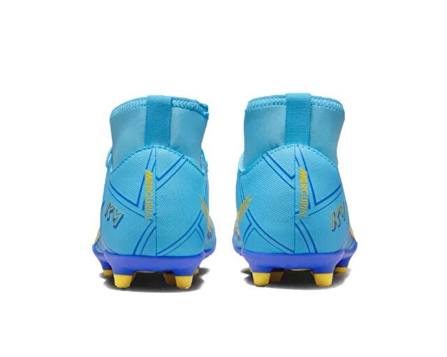 NIKE JR. MERCURIAL SUPERFLY 9 CLUB KM FG/MG Genç Çim Zemin Kramponu DO9789-400 Mavi