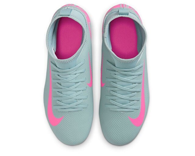 NIKE Jr. Mercurial Superfly 10 Club Fg/Mg Genç Çim Zemin Kramponu FQ8318-301 Mavi