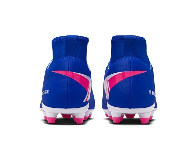 NIKE JR MERCURIAL SUPERFLY 10 CLUB FG/MG Genç Çoklu Çim Zemin Kramponu FQ8318-446 Mavi