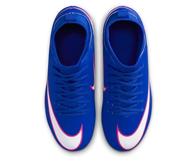 NIKE JR MERCURIAL SUPERFLY 10 CLUB FG/MG Genç Çoklu Çim Zemin Kramponu FQ8318-446 Mavi